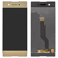 Дисплей Sony G3112 Xperia XA1 Dual / G3116 / G3121 / G3125 в сборе с сенсором gold orig