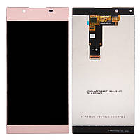 Дисплей Sony G3311 Xperia L1 / G3312 / G3313 в сборе с сенсором pink Original PRC