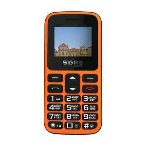 Кнопковий телефон Sigma mobile Comfort 50 HIT2020 Orange (Вживаний)