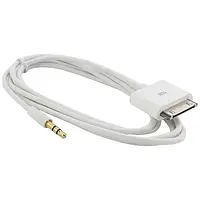 Аудио-кабель Extradigital KBA1653 1.5m Apple 30-pin (тато) - 3, 5 minijack (тато) White