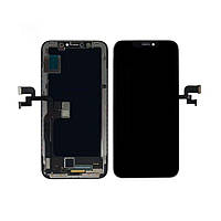 Дисплей Apple iPhone XS в сборе с сенсором и рамкой black (оригинал пер) А +