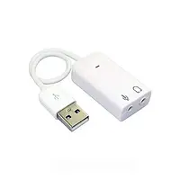 Звуковая карта Dynamode USB-SOUND7 White внешняя