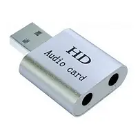 Звуковая карта Dynamode USB-SOUND7-ALU Silver внешняя