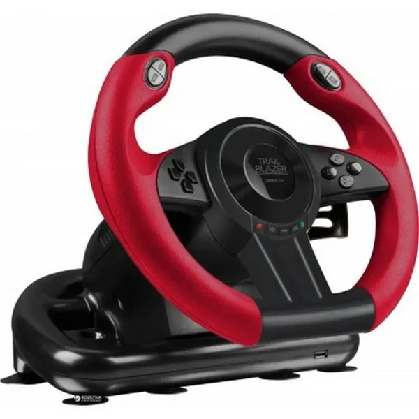 Кермо SpeedLink Trailblazer Racing Wheel for PS4/Xbox One/PS3/PC Black дротовий