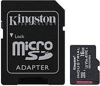 Карта памяти Kingston Industrial SDCIT2/16GB 16GB microSDHC С адаптером Class 10 UHS-I V30 A1