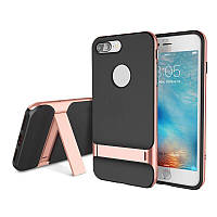 Чехол-накладка Rock TPU + PC Case Royce Series with Kickstand для iPhone 7 Plus Rose Gold