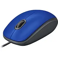 Мышка Logitech M110 Silent Blue классическая USB