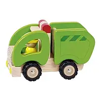 Игрушечная машинка goki 55964G Green Мусоровоз