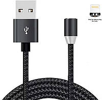 Дата-кабель XoKo Magneto SC-355i 1.2m USB (тато)  -  Lightning (тато) Black