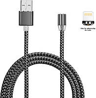Дата-кабель XoKo Magneto SC-355i 1.2m USB (тато)  -  Lightning (тато) Gray