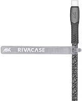 Дата-кабель RivaCase PS6105 GR21 USB Type C (тато)  -  USB Type C (тато) Gray