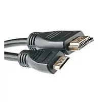 Відео-кабель PowerPlant KD00AS1192 HDMI (тато) miniHDMI (тато), 0, 5m Black