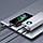 УМБ Павербанк Baseus 30000mAh 65W 6A  Amblight QC3.0 + PD3.0 + кабель Baseus Type-C to Type-C 100W Білий, фото 8