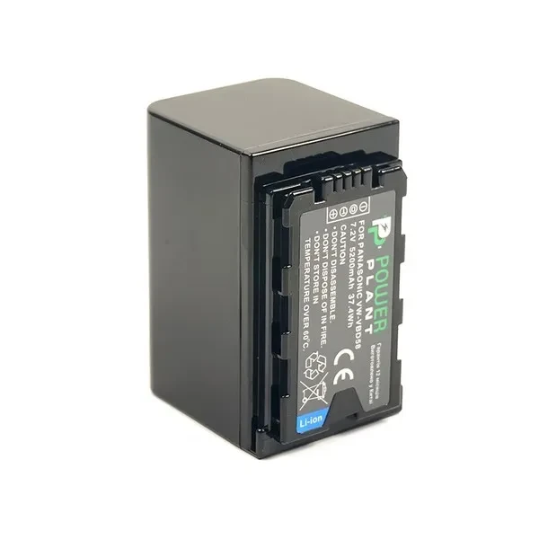 Акумулятор для фотоапарата PowerPlant Panasonic VW-VBD58 Black 5200mAh