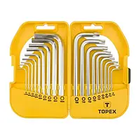 Набор шестигранных ключей TOPEX 35D952 18 шт