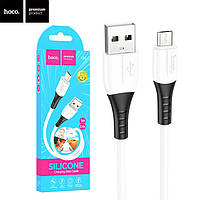 Дата-кабель Hoco X82 USB  -  micro USB 1m White