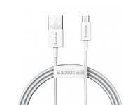 Дата-кабель Baseus Superior Series Fast Charging Data Cable CAMYS-A02 USB (тато)  -  MicroUSB (тато) 2m White