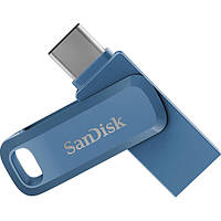 Флеш память SanDisk Ultra Dual Drive Go Type-C SDDDC3-064G-G46NB Blue 64 GB