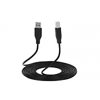 Дата-кабель 2E 2E-W-3169m3 3m USB (тато) - USB Type B (тато) Black