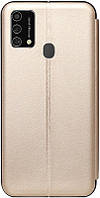 Чехол-накладка TOTO Book Rounded Leather Case для Samsung Galaxy F41 Gold