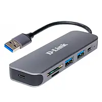 USB-хаб D-Link DUB-1325 Dark Gray