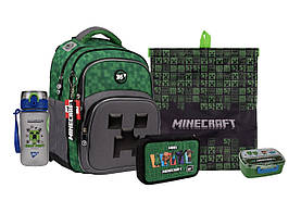 Шкільний набір YES Minecraft S-91(рюкзак+пенал+сумка+ланчбокс+пляшка) 559751