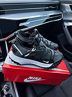 Чоловічі кросівки Nike Acg Mountain Fly Low 41-45 р. в чорному та білому кольорі. Кроси молодіжні В'єтнам