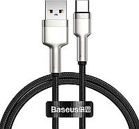 Дата-кабель Baseus Cafule Metal USB (тато) - Type-C (тато) 2m 40W 5A (CATJK-B01)