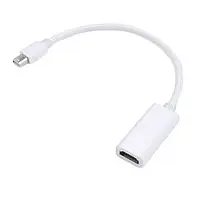 Переходник PowerPlant KD00AS1238 mini DisplayPort (тато) - HDMI (мама) White