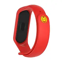 Ремешок для фитнес-браслета ArmorStandart Mi Band 3/Mi Band 4 Marvel edition Iron Man Red