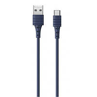 Дата-кабель Remax Zeron RC-068a 1m USB (тато)  -  USB Type-C (тато) Blue