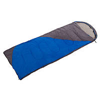 Спальний мішок-ковдра з капюшоном Shengyuan SY-077 190+30х75 см Синьо-сірий (59508253)