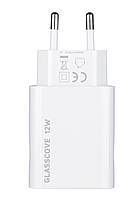 Адаптер питания для телефона Glasscove TC-012A White (2 USB 2.4A 12W (00552) )