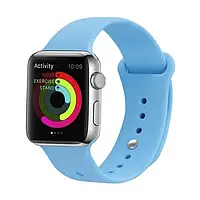 Ремешок для смарт-часов UWatch Apple Watch 38mm/40mm/41mm UWatch Silicone Strap Blue