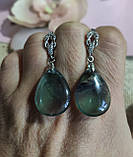 Серьги с флюоритом, фото 6