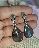Серьги с флюоритом, фото 3