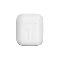 Чехол для наушников 2E AirPods Pure Color Silicone Imprint AIR-PODS-IBPCSI-3-WT White 3.0 мм