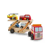 Игрушечная машинка Melissa&Doug MD14610 Аварийный перевозчик-трейлер