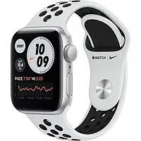 Смарт-часы Apple Watch Nike SE GPS 44mm Silver Aluminum Case with Pure Platinum/Black Nike Sport Band (MYYH2)