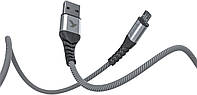 Дата-кабель Pixus Flex Micro-USB (PXS FmG) (4897058531145) 1 м Gray