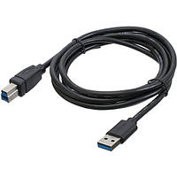 Дата-кабель Patron CAB-PN-AMBM-USB3-18 USB Type A 3.0 (тато)  -  USB Type B (тато) 1.8m Black