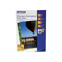 Фотобумага Epson Premium Semigloss C13S041765 White 10x15, 251 г/м2, 50 л.