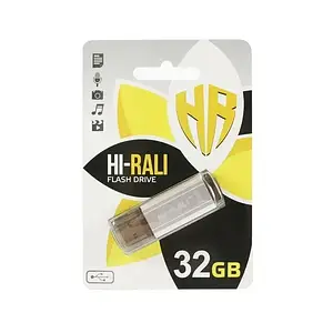 Флеш память Hi-Rali Stark series HI-32GBSTSL Silver 32 GB