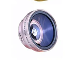 Об'єктив Макро лінза для телефону 2в1 APEXEL 0,45x 4k HD 100 мм Макрооб'єктив ширококутний (APL-0.45XWM), фото 2