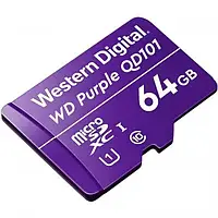 Карта памяти WD WDD064G1P0C Violet 64GB microSDXC Class 10 UHS-I