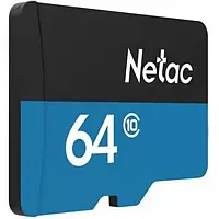 Карта памяти Netac NT02P500STN-064G-R Black 64GB microSD Class 10 UHS-I U1