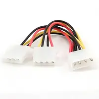 Кабель для компьютерных комплектующих Cablexpert CC-PSU-1 Black Molex2хMolex