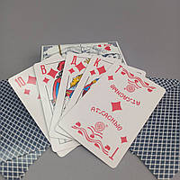 Карты игральные 1 колода 36 карт, пластиковое покрытие