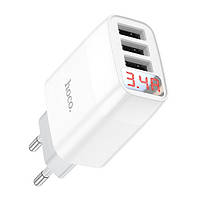 Адаптер живлення для телефона Hoco Easy charge C93A White