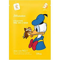 Тканевая маска для лица с витамином С и гиалуроновой кислотой JMSolution Duo Up Vita C Hya Mask Disney 100 30